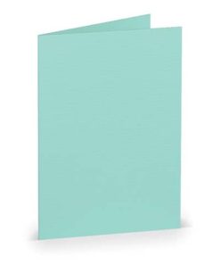 Briefkarte Paperado – A7, 220 g/qm, doppelt, hoch, karibik gerippt