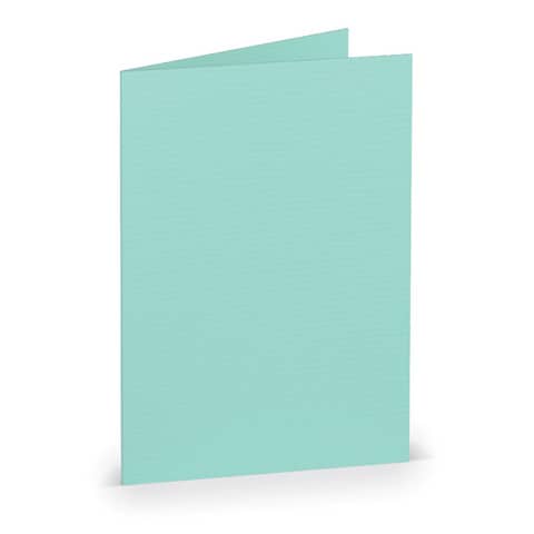 Briefkarte Paperado – A7, 220 g/qm, doppelt, hoch, karibik gerippt