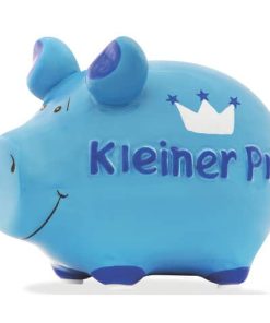Spardose Schwein „Kleiner Prinz“ – Keramik, klein