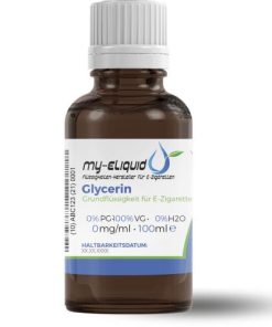 Glycerin 99,5% (VG) – vegetable glycerine Liquid Base ohne Nikotin 0mg