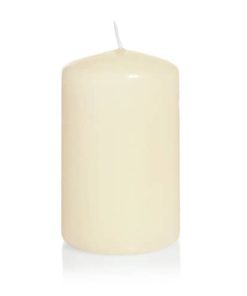 Stumpenkerze – 120 x 60 mm,  elfenbein
