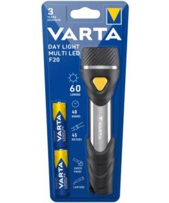 Taschenlampe LED Day Light Multi F20 – schwarz/silber