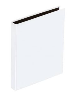 Ringbuch Basic Colours – A5, 2-Bügel-Mechanik, Ring-Ø 20mm, weiß