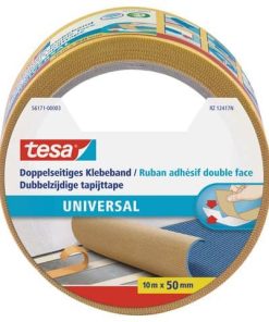 Verlegeband / Klebeband doppelseitig 10 m x 50 mm  universal