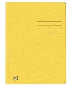 Schnellhefter TOP FILE+ – A4, Karton 390g/qm, kfm. und Amtsheftung, gelb