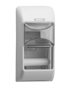 Toilettenpapierspender – weiß, für 2 Rollen