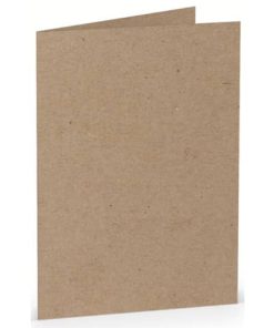 Briefkarte Paperado – A6, 250 g/qm, doppelt, hoch, kraft
