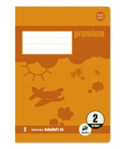 Heft PREMIUM LIN 2 – A5, 16 Blatt, 90 g/qm, PREMIUM LIN iert