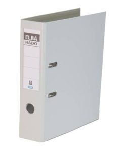 Ordner rado plast PVC/PVC – A4, 80 mm, grau