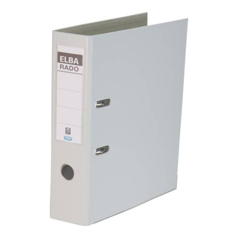 Ordner rado plast PVC/PVC – A4, 80 mm, grau