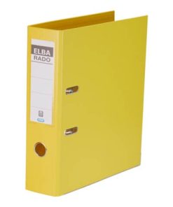 Ordner rado plast PVC/PVC – A4, 80 mm, gelb