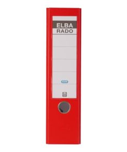 Ordner rado brillant –  Acrylat/Papier, A4, 80 mm, rot