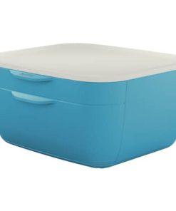5357 Schubladenset Cosy – 2 Schubladen, Polystyrol, blau matt/hellgrau