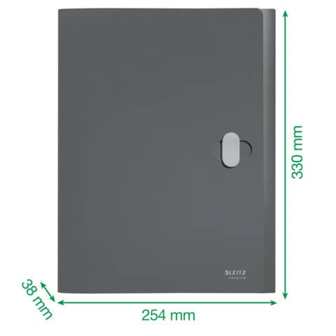 4623 Ablagebox Recycle – A4, 30 mm, PP, klimaneutral, schwarz