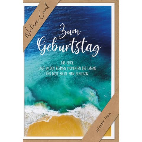Geburtstagskarte Nature Card – inkl. Umschlag