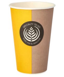Trinkbecher To Go – 0,3 l, Pappe für Heißgetränke, 50 Stück