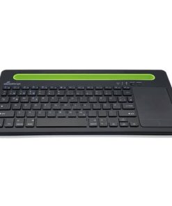 Funk-Tastatur – schwarz/grün, integrierte Halterung