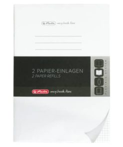 Ersatzeinlage Refill flex – A4, 2x 40 Blatt, kariert mit 2 Rändern