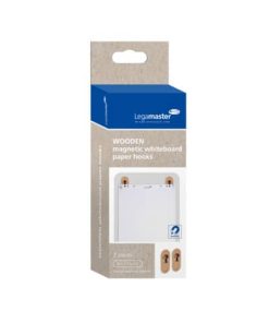 WOODEN Whiteboard-Papierhaken magnetisch 2 Stück