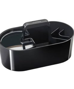 Mobile Organisationsbox LOFT – 4 Fächer, schwarz