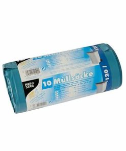 Müllsäcke – 120 L, LDPE, blau, 10 Stück