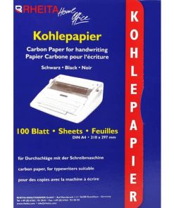 Kohlepapier – A4, 100 Blatt, schwarz