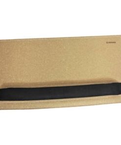 Tastaturunterlage Recyclingleder/Filz braun