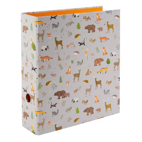 Motivordner Woodland charm – A4, 80 mm, brown