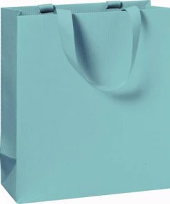 Geschenktragetasche One Colour – 18 x 21 x 8 cm, hellblau