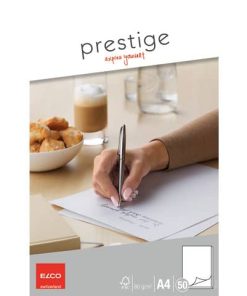 Schreibblock Prestige – DIN A4, blanko, weiß, 50 Blatt