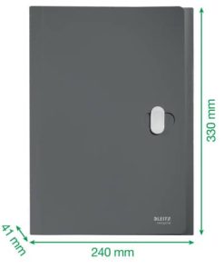 4624 Fächermappe Recycle – A4, 5 Fächer, 250 Blatt, PP, klimaneutral, gelb