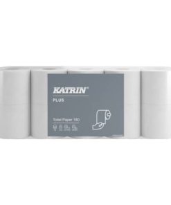 Toilettenpapier – 4-lagig, 10 Rollen à 180 Blatt, weiß