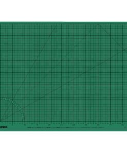 Schneideunterlage Twin-Cutting-Mats – 60 x 45 cm, grün/schwarz, einseitig bedruckt