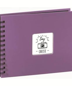Spiral-Album „Fine Art“ – 24 x 17 cm, für 50 Fotos im Format 10×15 cm, lila