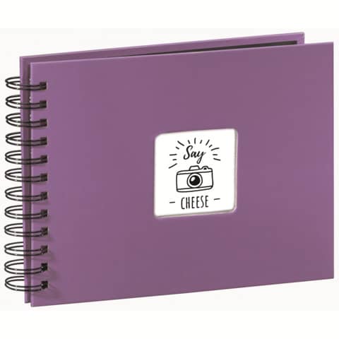 Spiral-Album „Fine Art“ – 24 x 17 cm, für 50 Fotos im Format 10×15 cm, lila