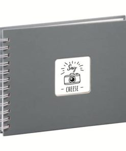 Spiral-Album „Fine Art“ – 24 x 17 cm, für 50 Fotos im Format 10×15 cm, grau