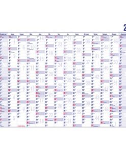 Wandkalender – A4, 16 Monate