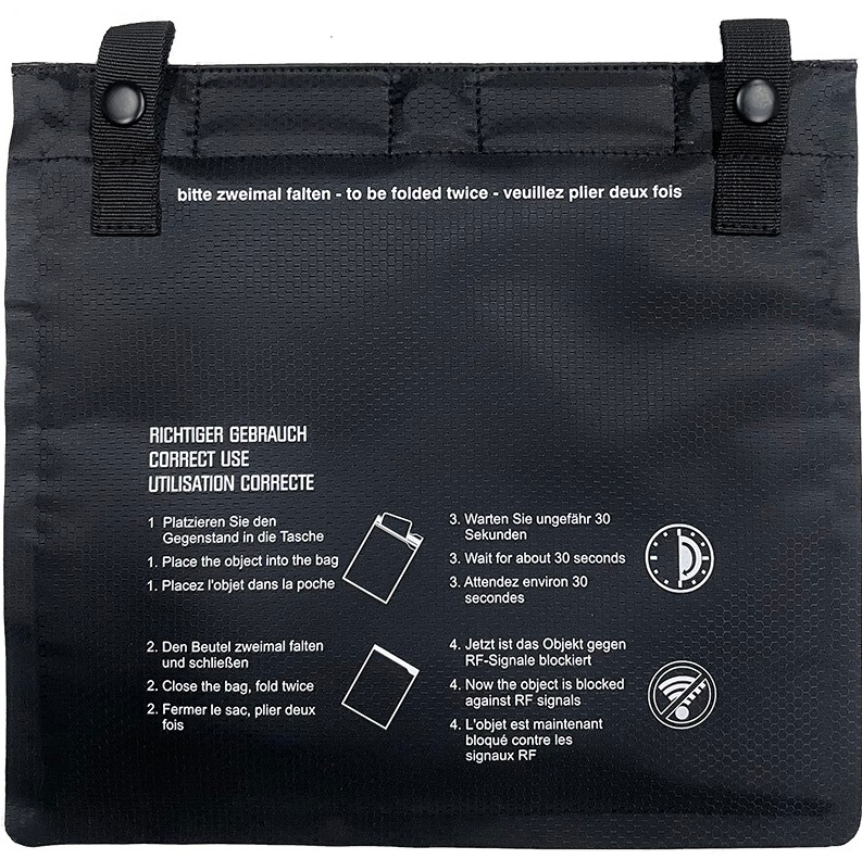 Faraday Bag 3355 Gen. M – small – 5,8 GHz zertifiziert & wasserabweisend – Bild 3