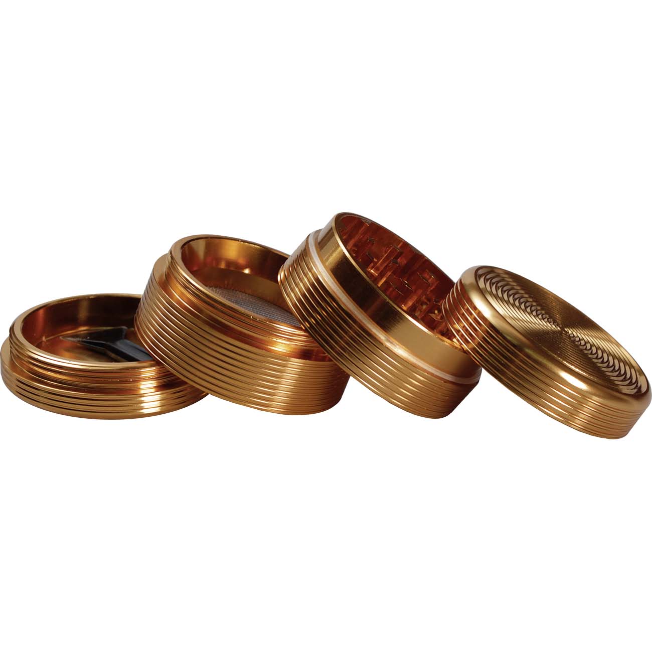 Black Leaf Groove-Grinder 4-tlg. (50mm) orange – Bild 2