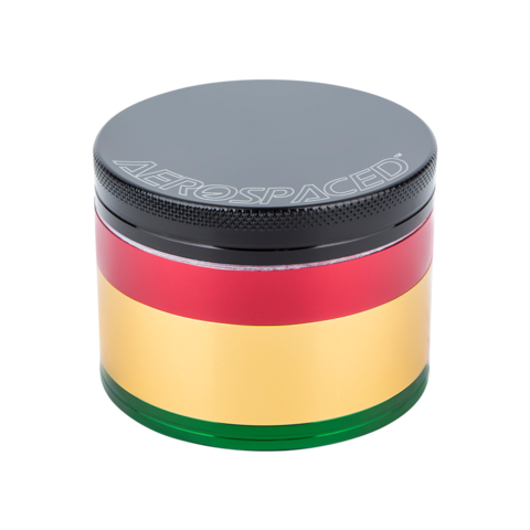 Aerospaced Grinder, 4 Teile mit Pollensieb (63mm) in 6 versch. Farben – Bild 2