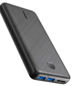 Powerbank Anker PowerCore Essential, 20000mAh externer Akku mit PowerIQ Technologie und USB-C Eingang, enorme Energiedichte, kompatibel mit iPhone, Samsung, Huawei, iPad und mehr