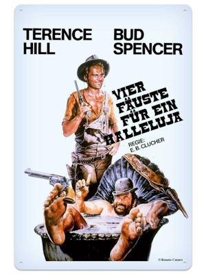 Blechschild Vier Fäuste