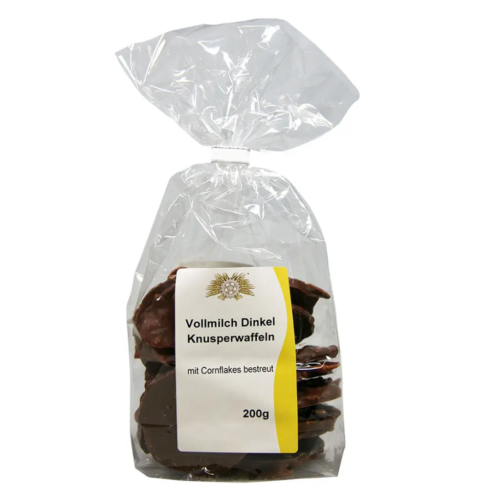 Vollmilch-Dinkelknusperwaffeln Cornflakes