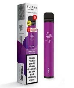 Elfbar 600 CP Einweg E-Zigarette Grape 20mg