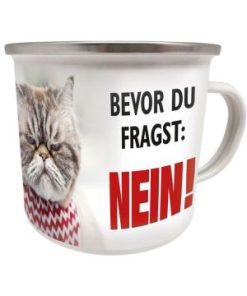 Emaillebecher Nein!
