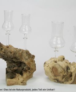 Holzwurzel mit 2 Stamperl