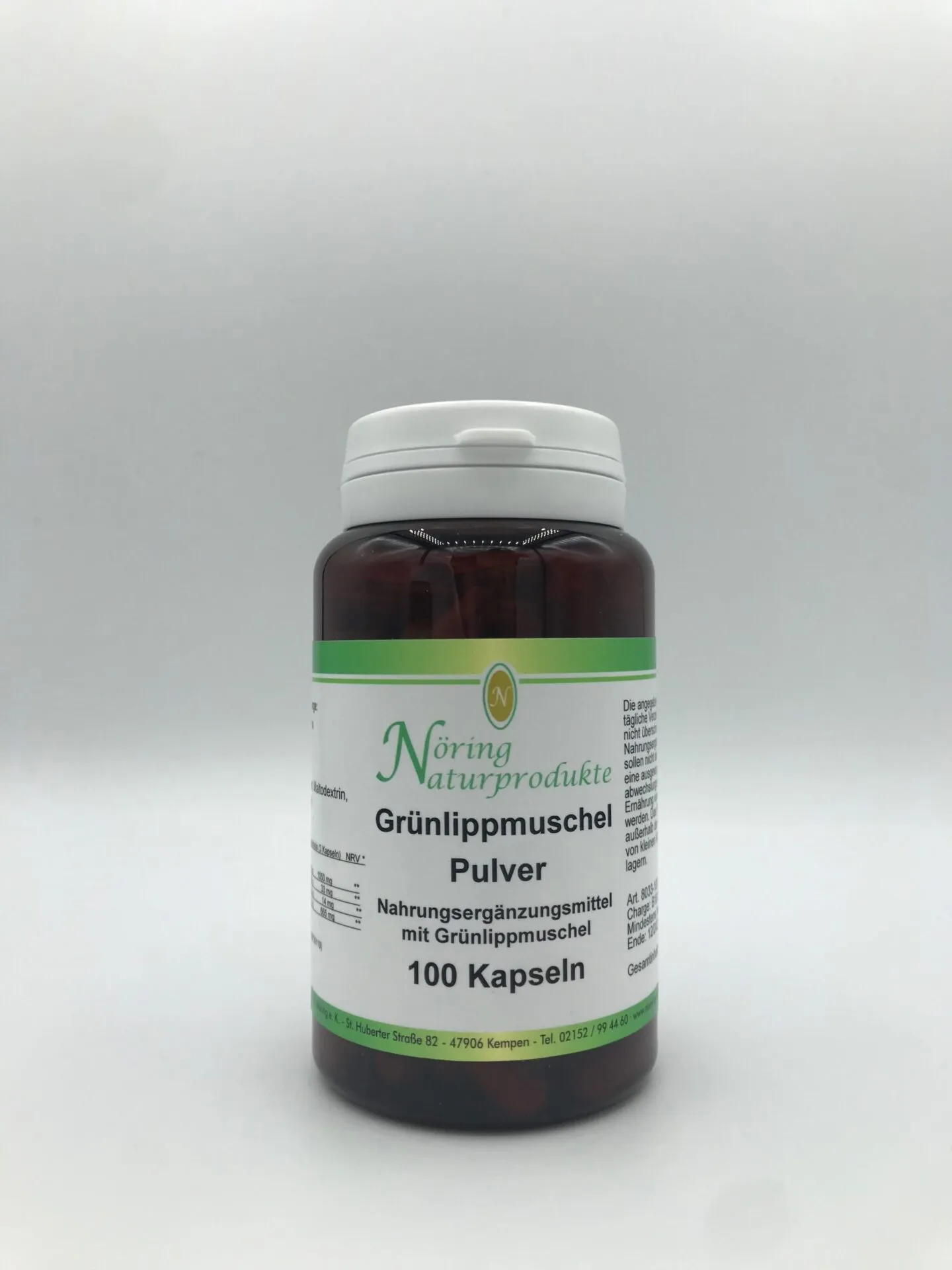 Grünlippmuschelpulver (100 Kapseln)