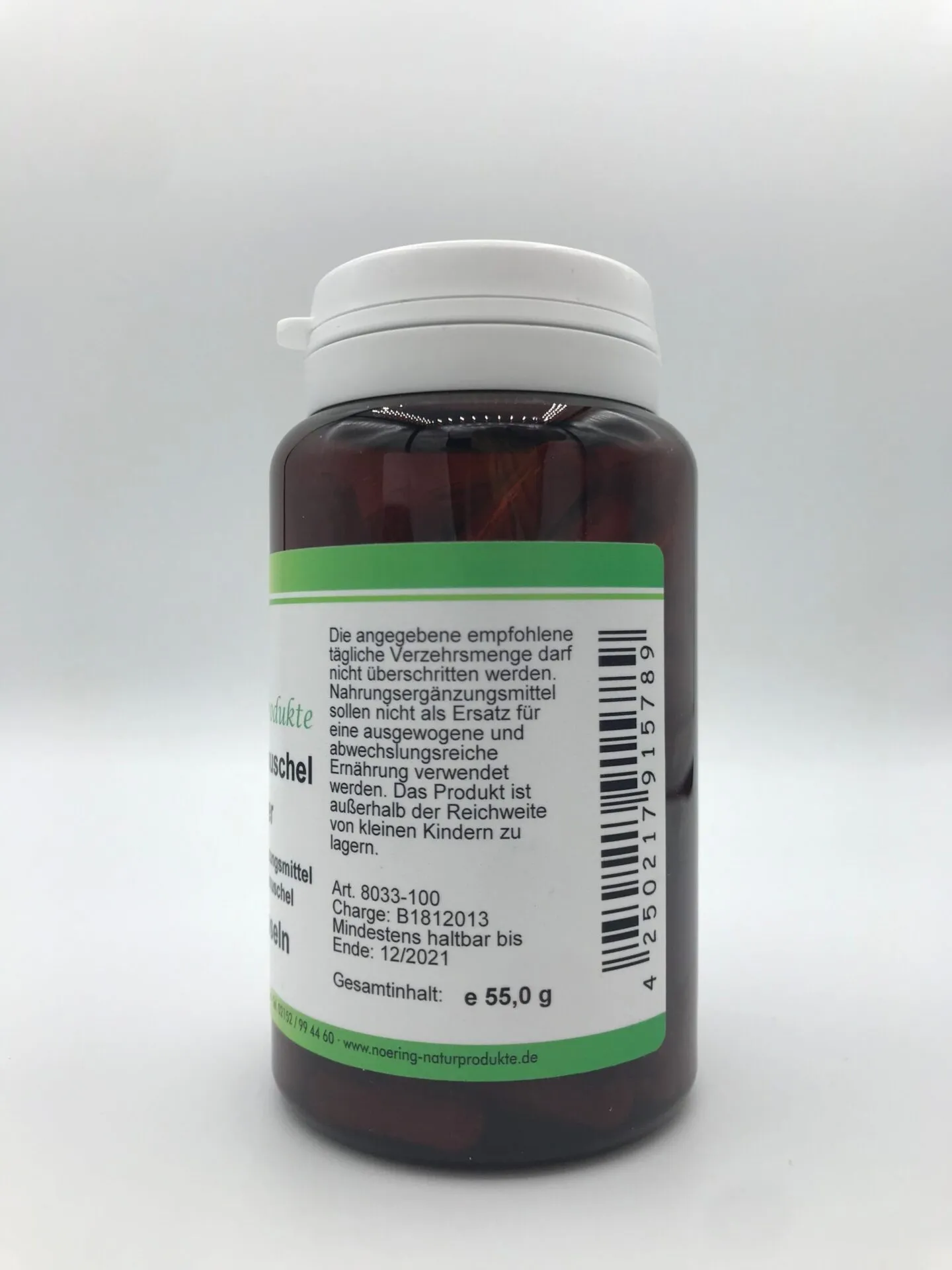 Grünlippmuschelpulver (100 Kapseln) – Bild 2