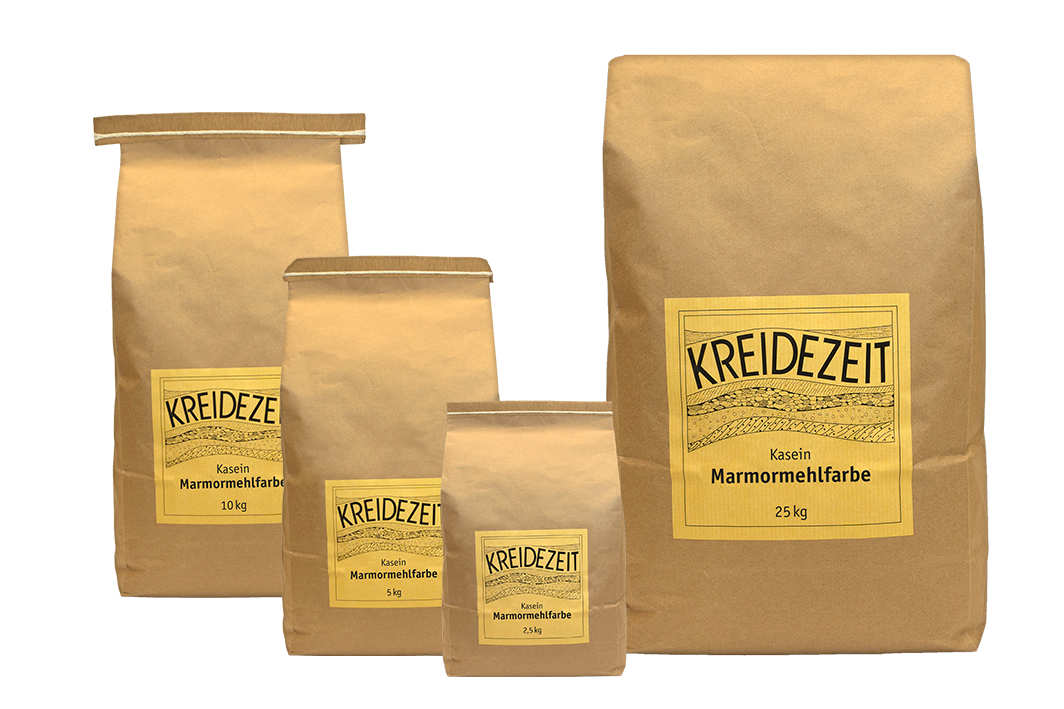 Kasein Marmormehlfarbe