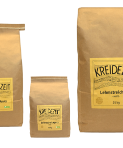 Lehm Streichputz weiß